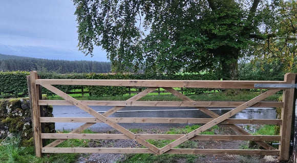 Timber Field Gates